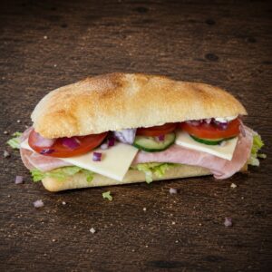 Skinke & Ost sandwich